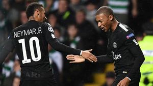 Neymar y Mbappé se lo pasaron en grande Neymar y Mbappé se lo pasaron en grande