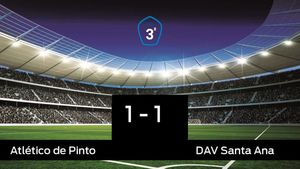 Empate entre Atlético de Pinto y Santa Ana Empate entre Atlético de Pinto y Santa Ana