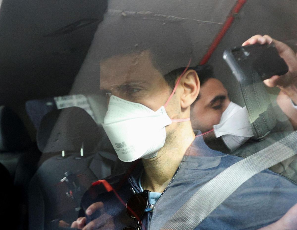 El tenista serbio Novak Djokovic. El tenista serbio Novak Djokovic.
