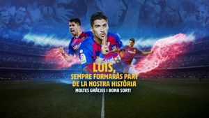 Rueda de prensa de despedida de Luis Suárez Rueda de prensa de despedida de Luis Suárez