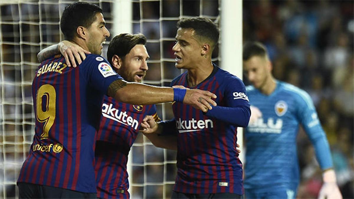 Messi se inventó un gol de la nada para salvar al Barça