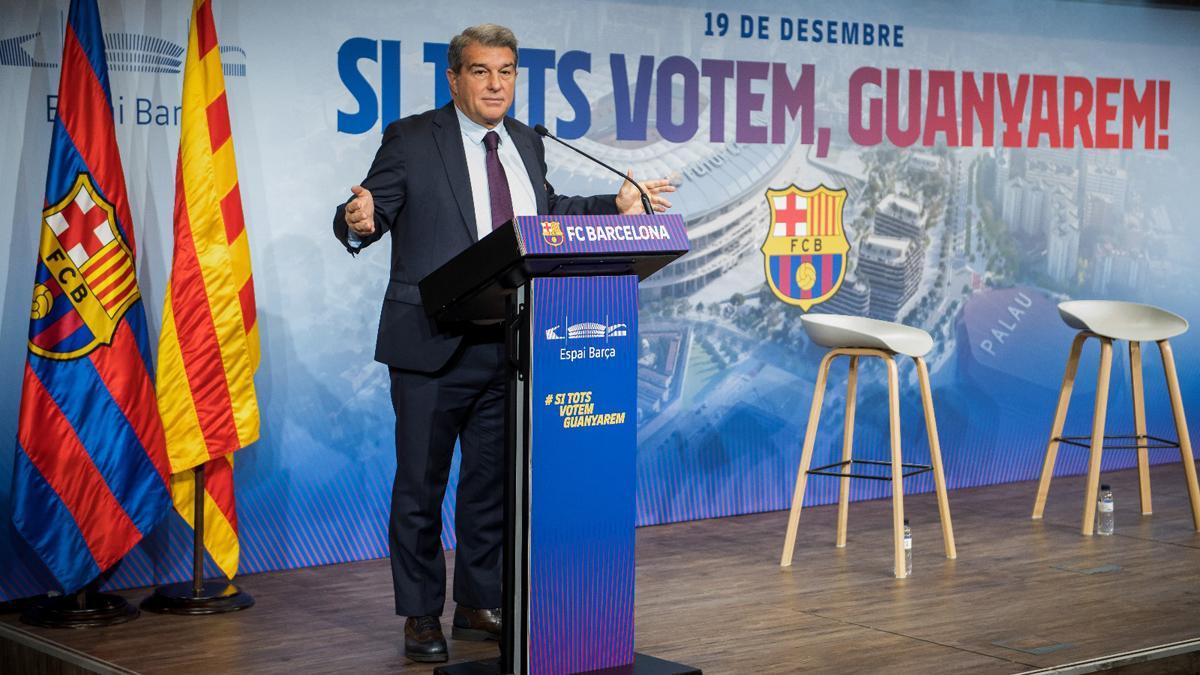 Laporta anima a votar sí al Espai Barça: Se trata de una gran oportunidad