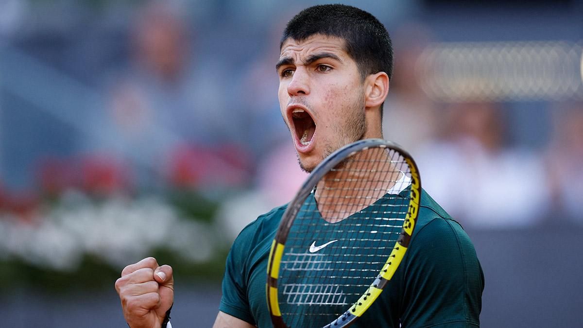 Alcaraz, ante Djokovic Alcaraz, ante Djokovic