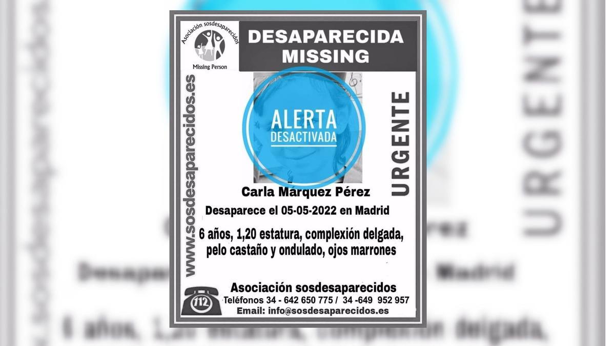 Localizan en el pueblo navarro de sus abuelos a la niña de 6 años desaparecida en Madrid.