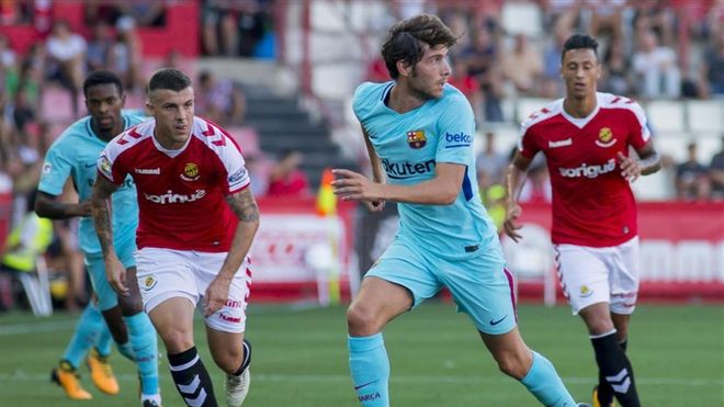 Sergi Roberto solo fue titular en el amistoso de Tarragona Sergi Roberto solo fue titular en el amistoso de Tarragona