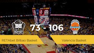 El Valencia Basket se impone por 73-106 frente al RETAbet Bilbao Basket El Valencia Basket se impone por 73-106 frente al RETAbet Bilbao Basket