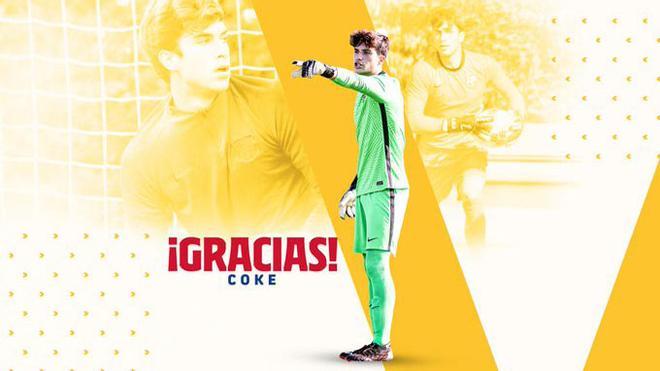 El Barça Atlètic anuncia la marcha de Coke Carrillo al Celta