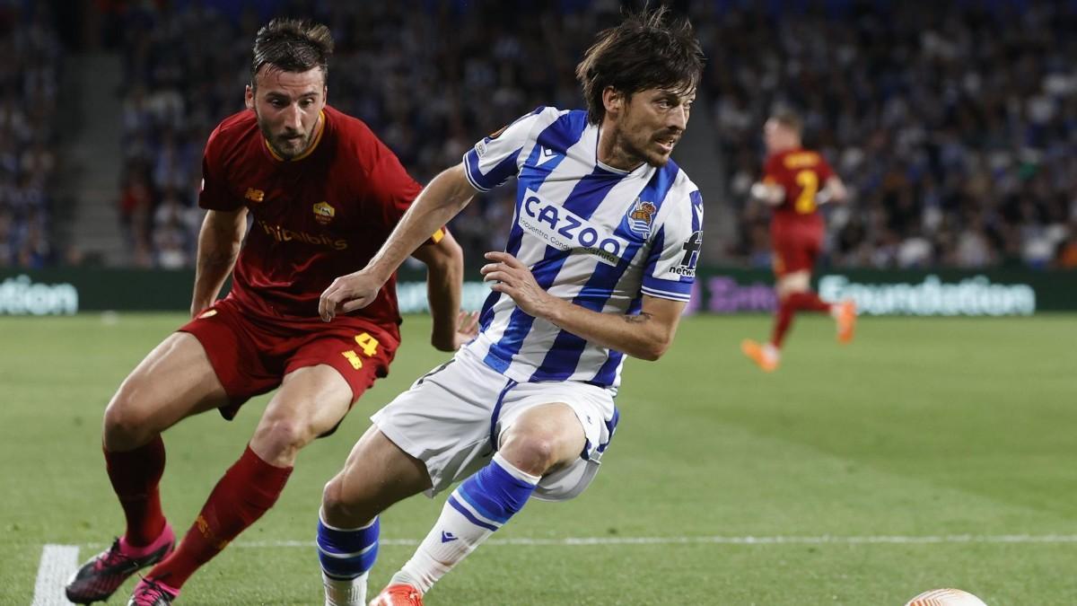Resumen, goles y highlights de la Real Sociedad  0 - 0 Roma de la vuelta de octavos de final de la Europa League