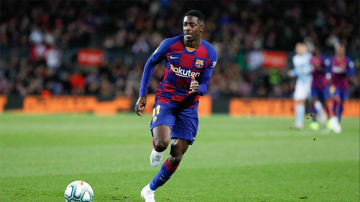 Ousmane Dembele has only played 25 per cent of minutes since arriving