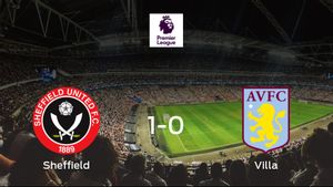 Victoria del Sheffield Utd por la mínima frente al Aston Villa (1-0) Victoria del Sheffield Utd por la mínima frente al Aston Villa (1-0)