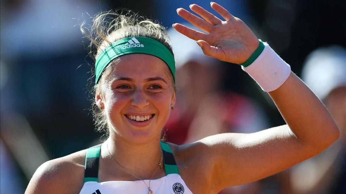 Jelena Ostapenko jugará su primera final de Grand Slam con 20 años Jelena Ostapenko jugará su primera final de Grand Slam con 20 años
