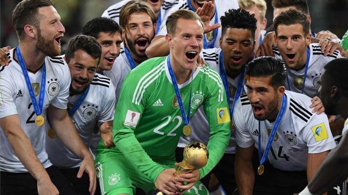 Ter Stegen ayudó con sus paradas a que Alemania ganara la Copa Confederaciones