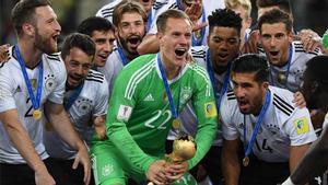 Ter Stegen ayudó con sus paradas a que Alemania ganara la Copa Confederaciones