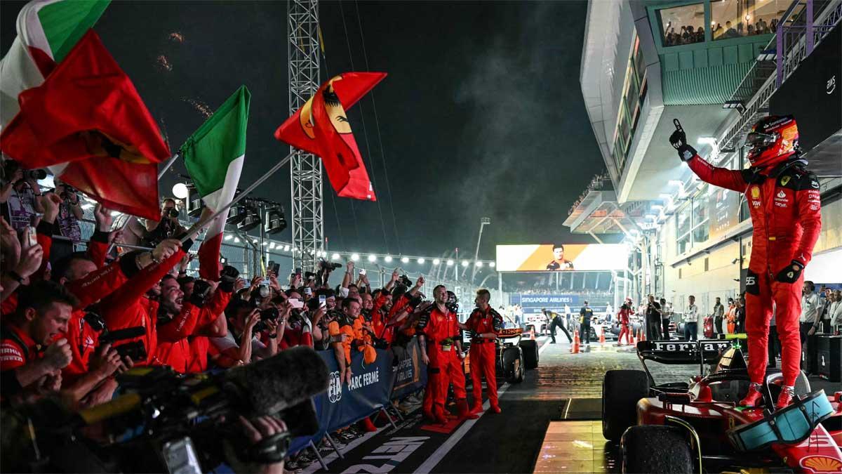 Sainz felice: “La Ferrari e l’Italia tutta possono essere orgogliosi”