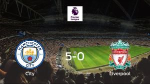 El Manchester City se hace con los tres puntos tras golear al Liverpool en casa (5-0) El Manchester City se hace con los tres puntos tras golear al Liverpool en casa (5-0)