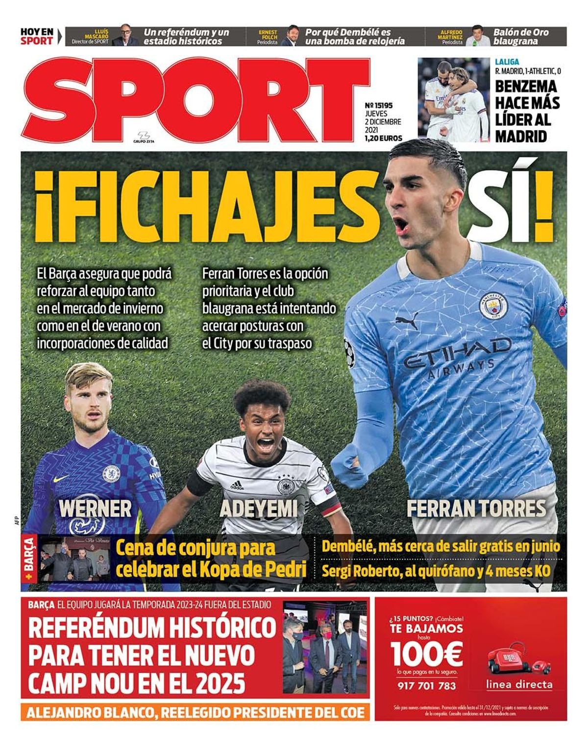 Portada 2/12/2021 Portada 2/12/2021