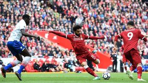 Salah no pudo marcar en este partido Salah no pudo marcar en este partido