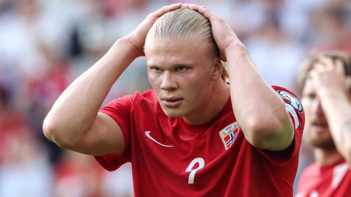 Noruega confió en Haaland para volver a la situación