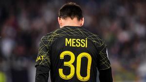 Messi ha lucido el dorsal 30 con el PSG