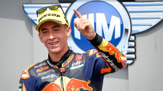Pedro Acosta, líder de Moto3 Pedro Acosta, líder de Moto3