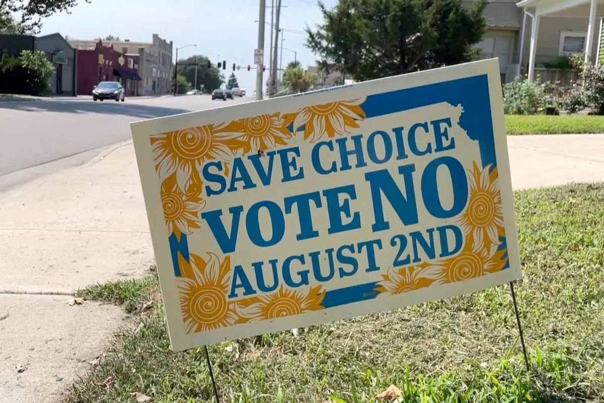 FILE PHOTO: Primary election and abortion referendum in Kansas FILE PHOTO: Primary election and abortion referendum in Kansas