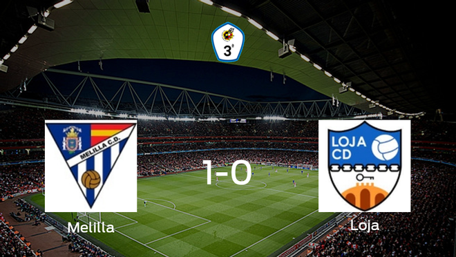 El Melilla CD logra una ajustada victoria en casa ante el Loja (1-0) El Melilla CD logra una ajustada victoria en casa ante el Loja (1-0)