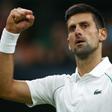 Djokovic celebra su pase a cuartos en Wimbledon
