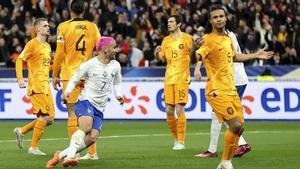 Antoine Griezmann, tras marcarle un gol a Países Bajos con la selección de Francia