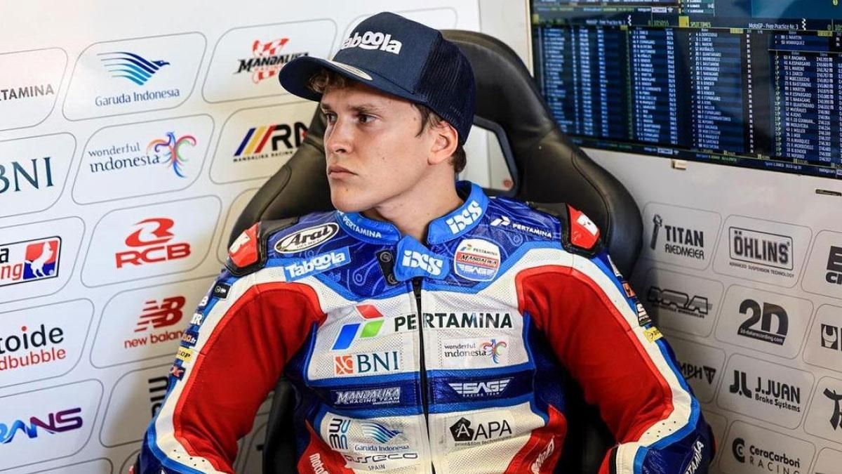 Gabriel Rodrigo, piloto de Moto2, abandona el Mundial con solo 25 años Gabriel Rodrigo, piloto de Moto2, abandona el Mundial con solo 25 años