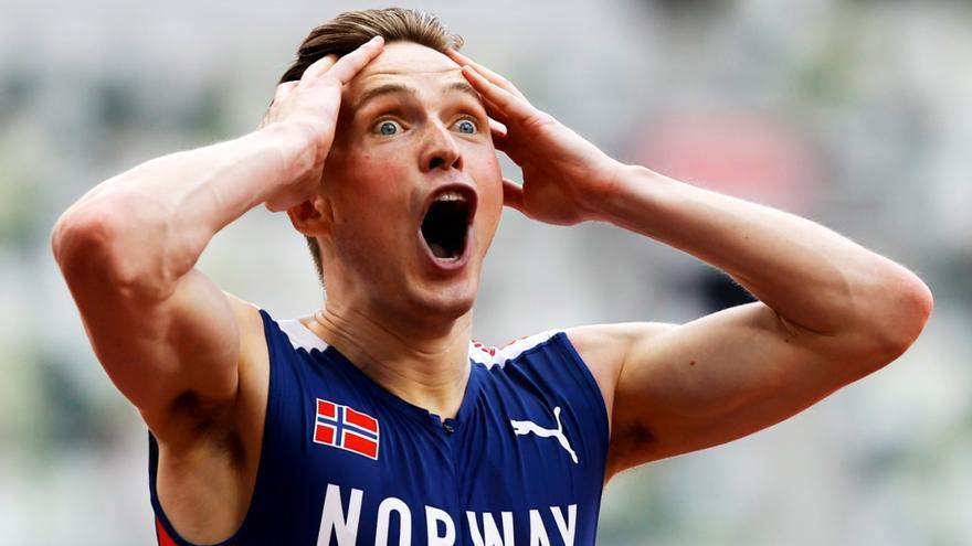 Karsten Warholm Wins Gold In 400 Meter Hurdles Beating World Record ...