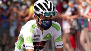 Egan Bernal durante La Vuelta