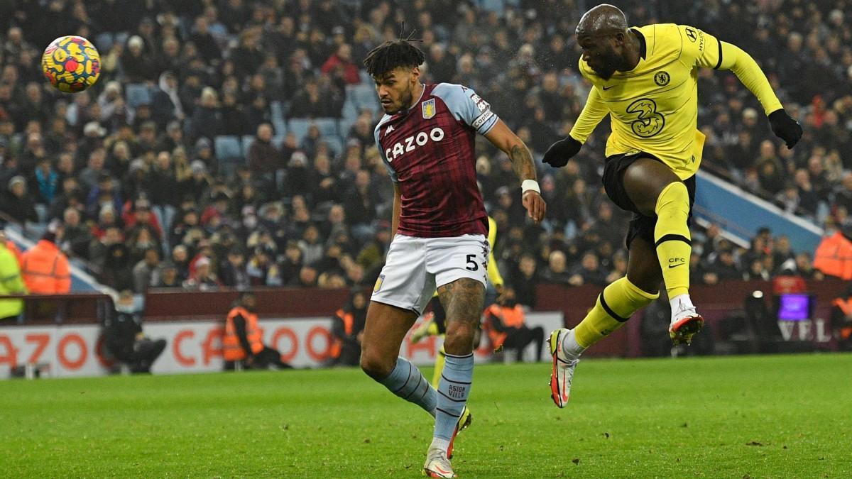Romelu Lukaku cortó ante el Aston Villa una racha de dos meses y medio sin marcar