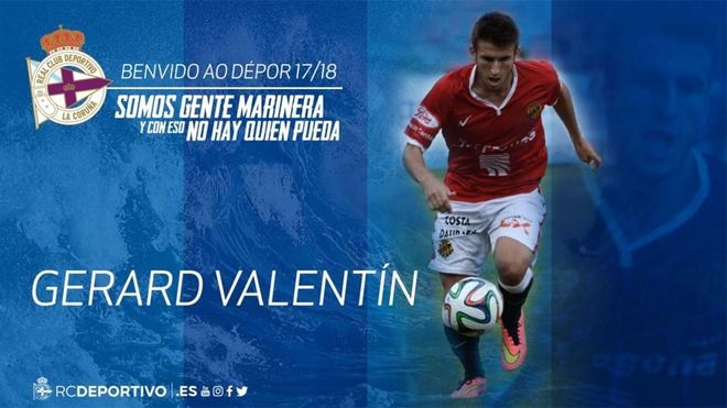 Gerard Valentí, nuevo fichaje del Depor Gerard Valentí, nuevo fichaje del Depor