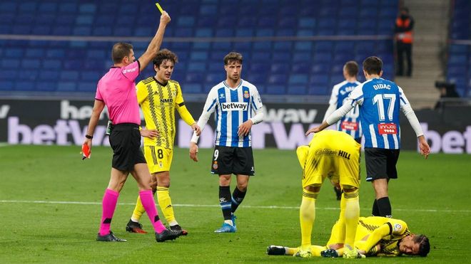 El Espanyol es el que menos amarillas ve El Espanyol es el que menos amarillas ve