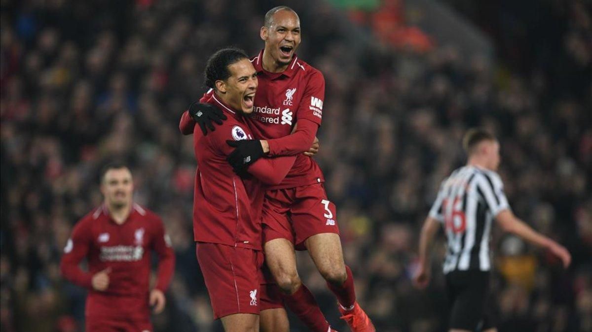 Fabinho, con el Liverpool Fabinho, con el Liverpool