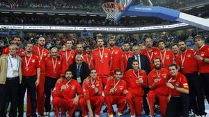 La selección española ganó la medalla de bronce en el Eurobasket 2013