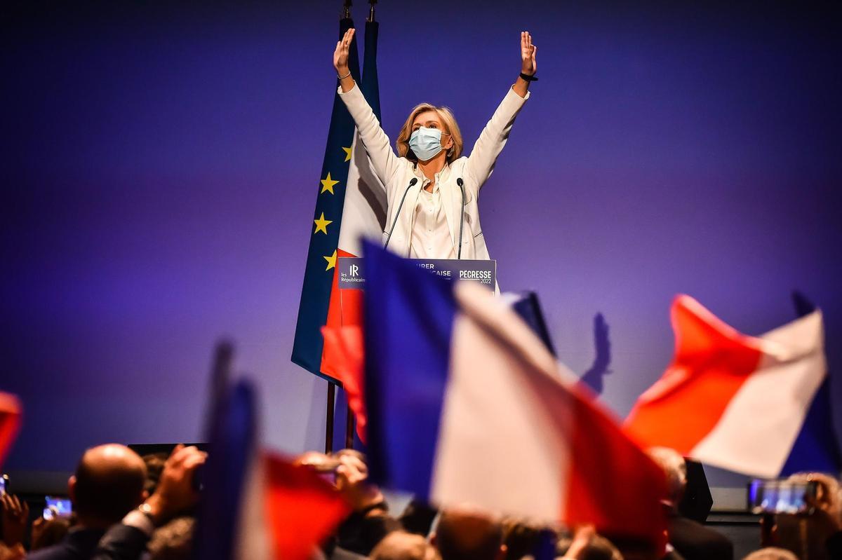 Archivo - Valerie Pecresse, candidata de Los Republicanos a las elecciones presidenciales en Francia