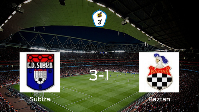 3-1: El Subiza se impone al Baztan en casa 3-1: El Subiza se impone al Baztan en casa