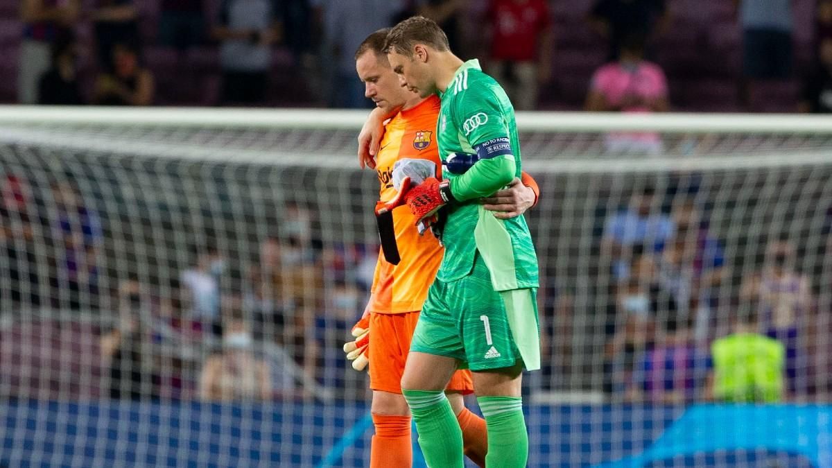 Marc-André Ter Stegen y Manuel Neuer Marc-André Ter Stegen y Manuel Neuer