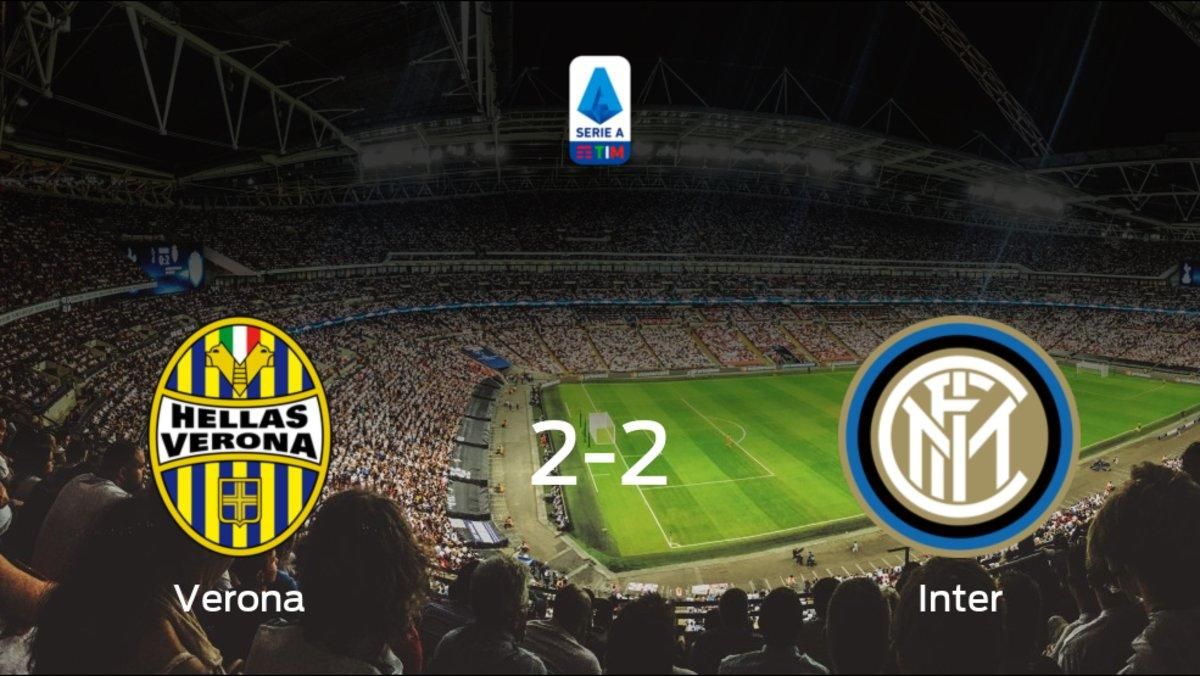 El Hellas Verona empata ante el Inter (2-2) El Hellas Verona empata ante el Inter (2-2)