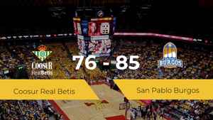 El San Pablo Burgos se queda con la victoria frente al Coosur Real Betis por 76-85 El San Pablo Burgos se queda con la victoria frente al Coosur Real Betis por 76-85