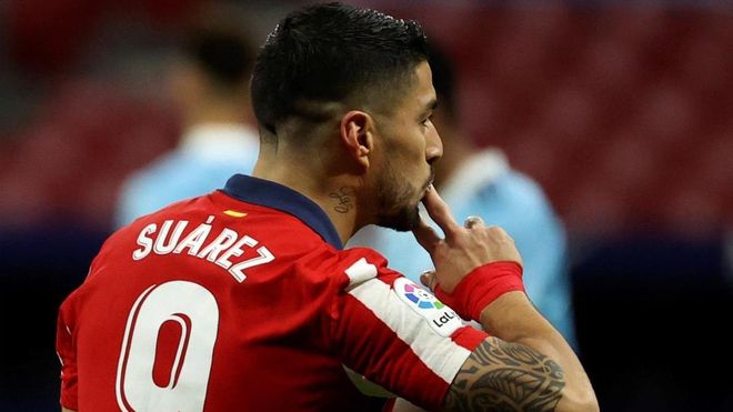 Luis Suárez, el máximo goleador en el Atlético de Madrid Luis Suárez, el máximo goleador en el Atlético de Madrid