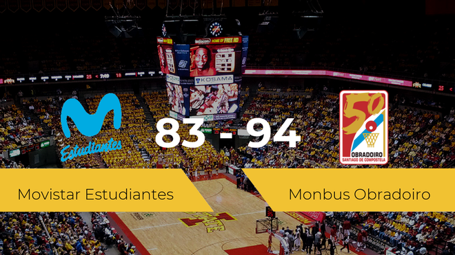 El Monbus Obradoiro derrota al Movistar Estudiantes (83-94) El Monbus Obradoiro derrota al Movistar Estudiantes (83-94)
