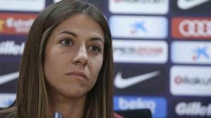 Vicky Losada, capitana del Barcelona femenino Vicky Losada, capitana del Barcelona femenino