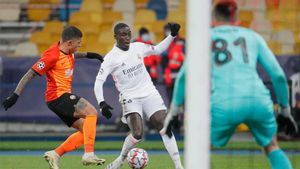 Mendy, durante un partido en la Champions Mendy, durante un partido en la Champions
