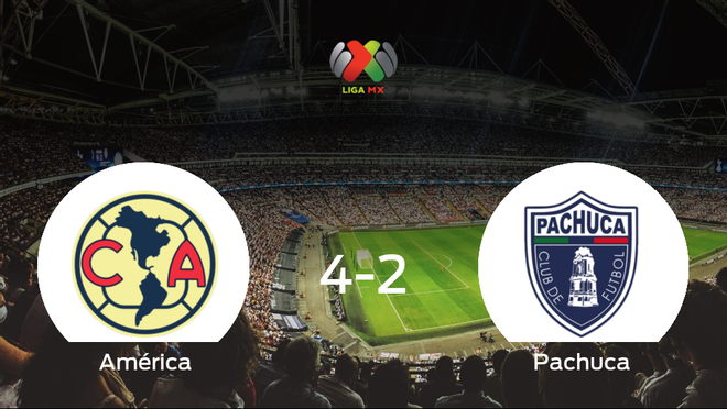 El Pachuca pasa a la siguiente fase de la Liga MX de Clausura a pesar de perder 4-2 contra el América El Pachuca pasa a la siguiente fase de la Liga MX de Clausura a pesar de perder 4-2 contra el América