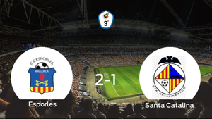 El Esporles consigue la victoria en casa frente al Santa Catalina Atlético (2-1) El Esporles consigue la victoria en casa frente al Santa Catalina Atlético (2-1)