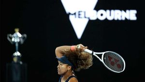 Osaka, durante la final Osaka, durante la final