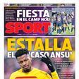 Esta es la portada de SPORT