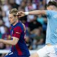 De Jong, en una acción del partido